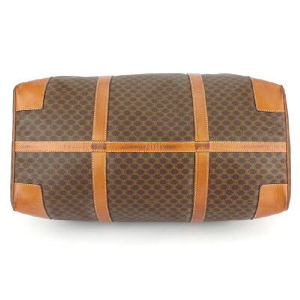 Celine Boston bag travel macadam brown beige leather - Picture 5 of 6